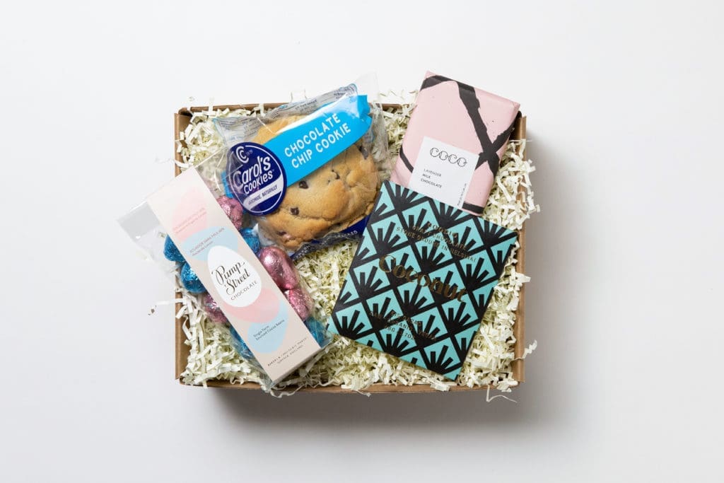 Tons of local business have gathered ave gathered exceptional baskets to bring at-home Easter celebrations to life for both kids (the ones with temporary egg tattoos and bunny-themed activities) and adults (the ones with alcohol).