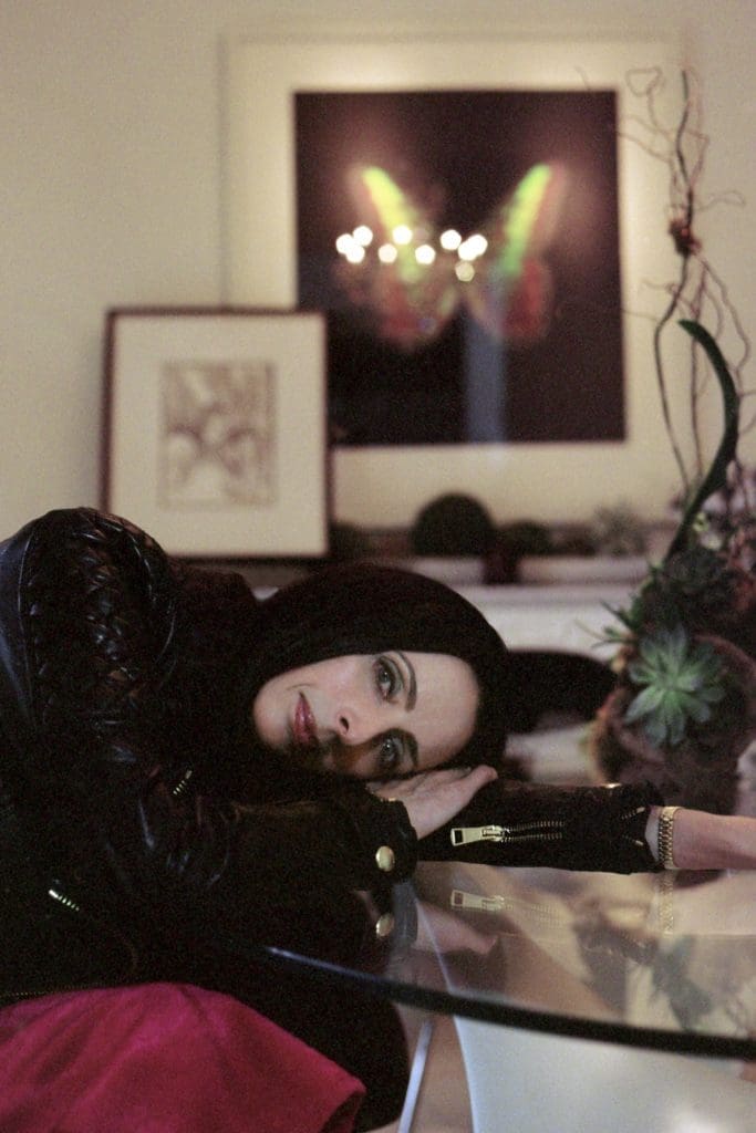PaperCity editor-at-large Maxine Trowbridge in her spa-like home. (portrait by Tony Krash) 