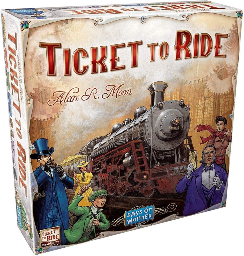 Ticket to Ride is a great strategy board game.(Courtesy of Amazon)