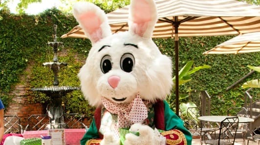Brennan's Easter Bunny will not be on the patio this year as restaurants have been closed for the pandemic. 
