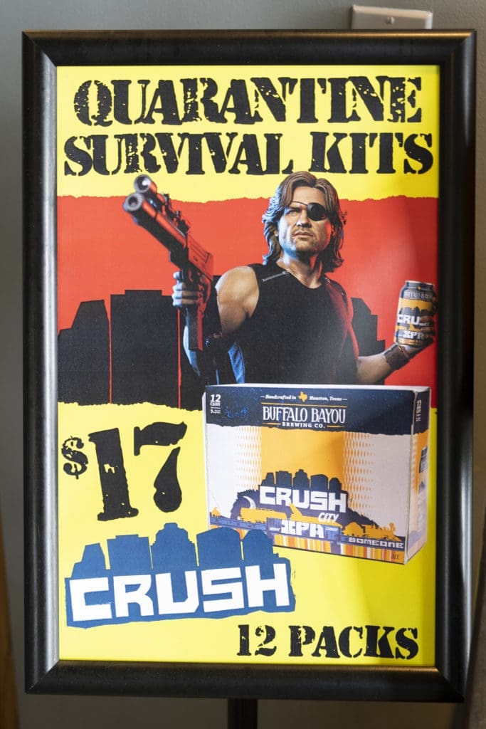 A local brewery was offering quarantine survival kits consisting of a dozen local IPA beers after the outbreak of COVID-19. (Photo by F. Carter Smith)