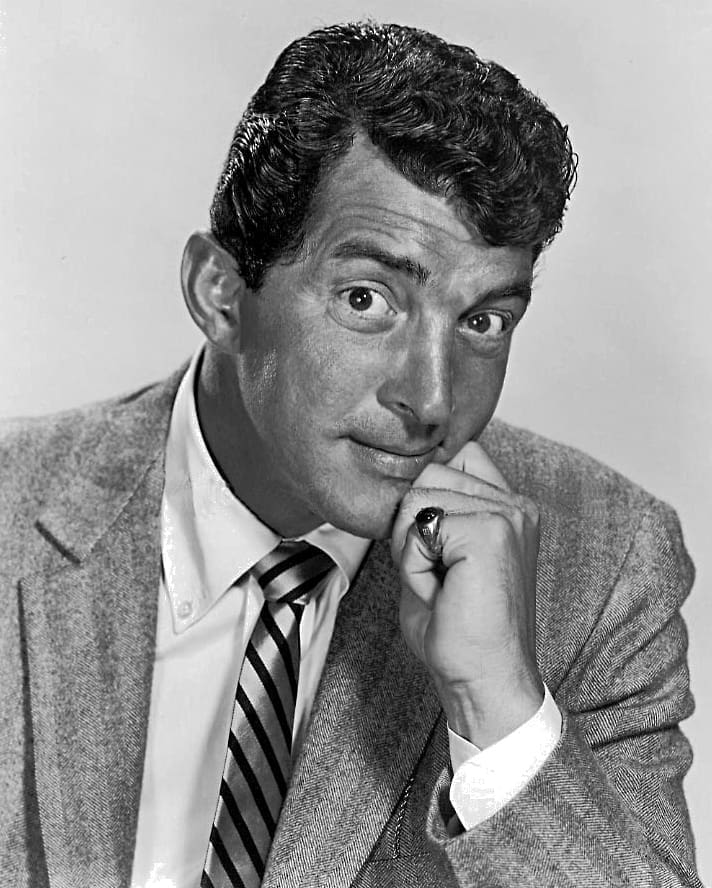 Slick it back. Slick it way back just like Dean Martin did in this 1960 publicity photo.