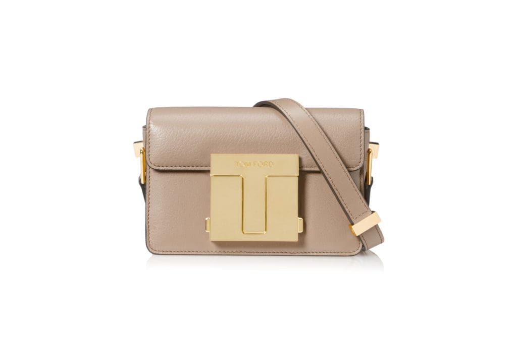 The Spring 2020 Handbags from Tom Ford feature cutting edge clean lines. 