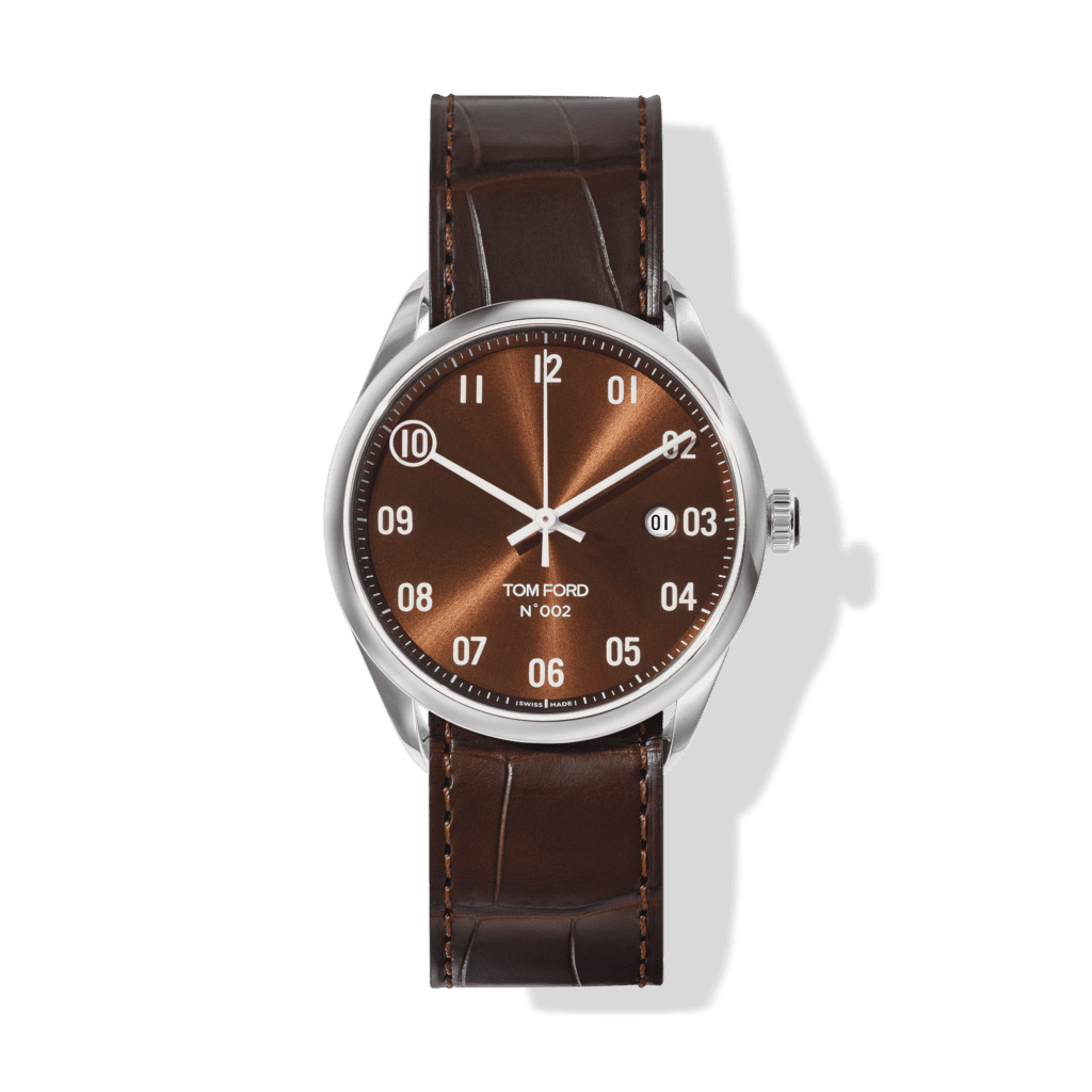The second iteration of Tom Ford's beloved timepieces is a classic round style. 