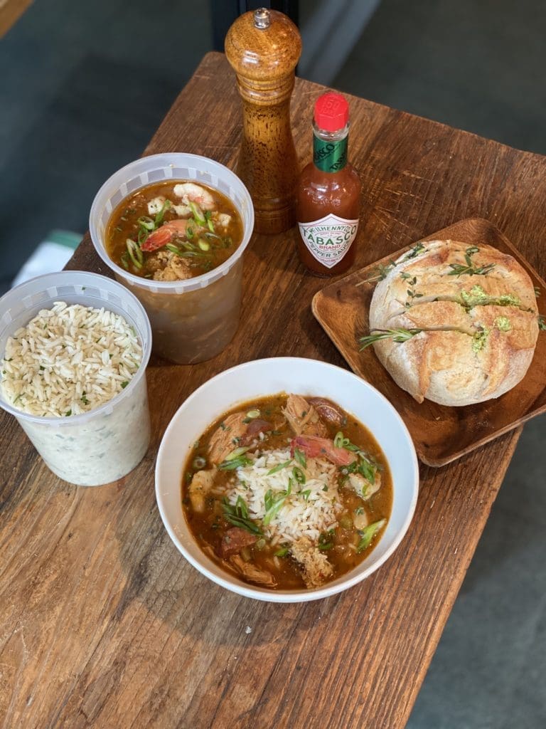 Chef Charles Clark's yummy gumbo is featured on Friday's at Coppa Osteria.