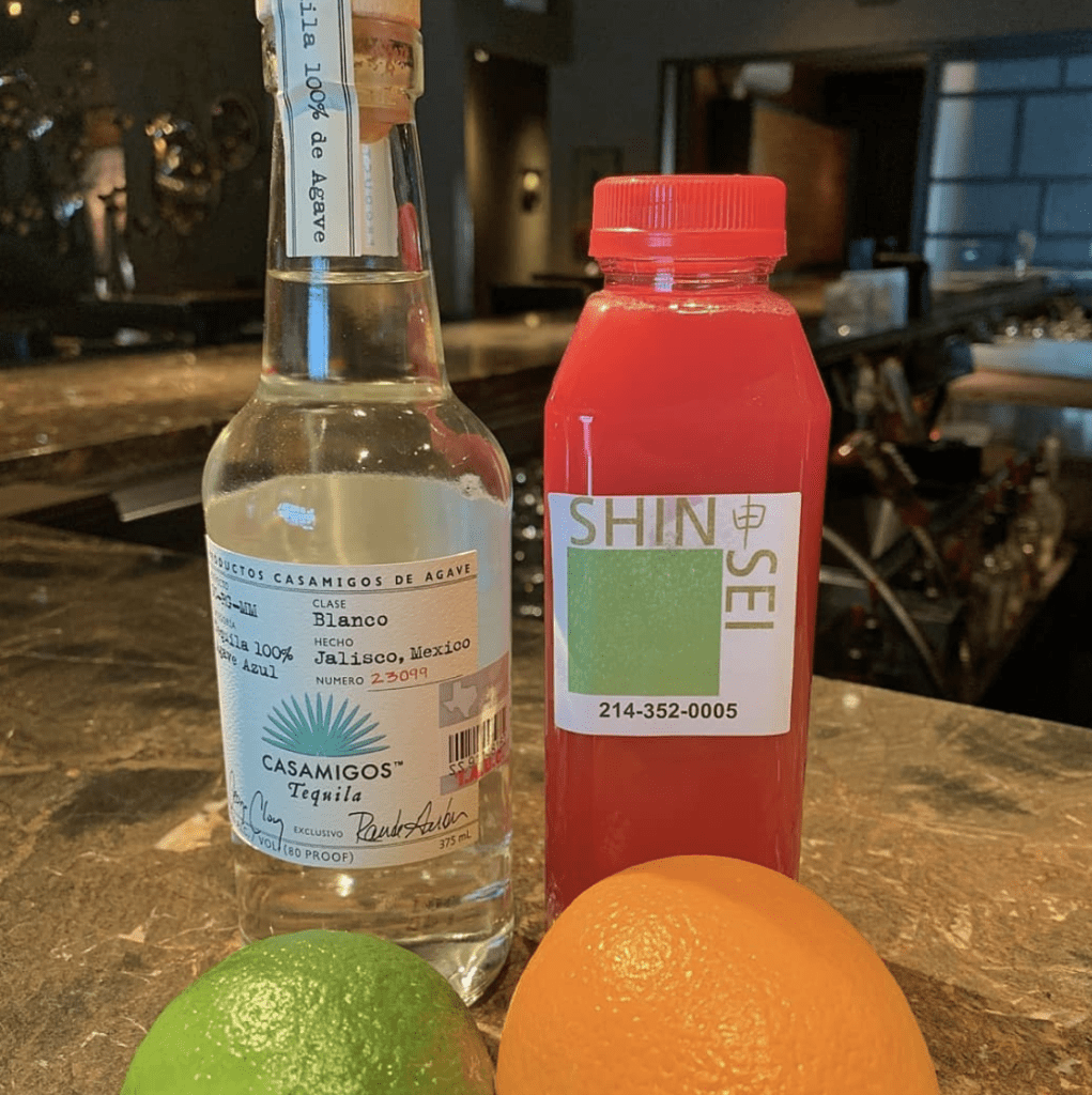 Shinsei's cocktail kit