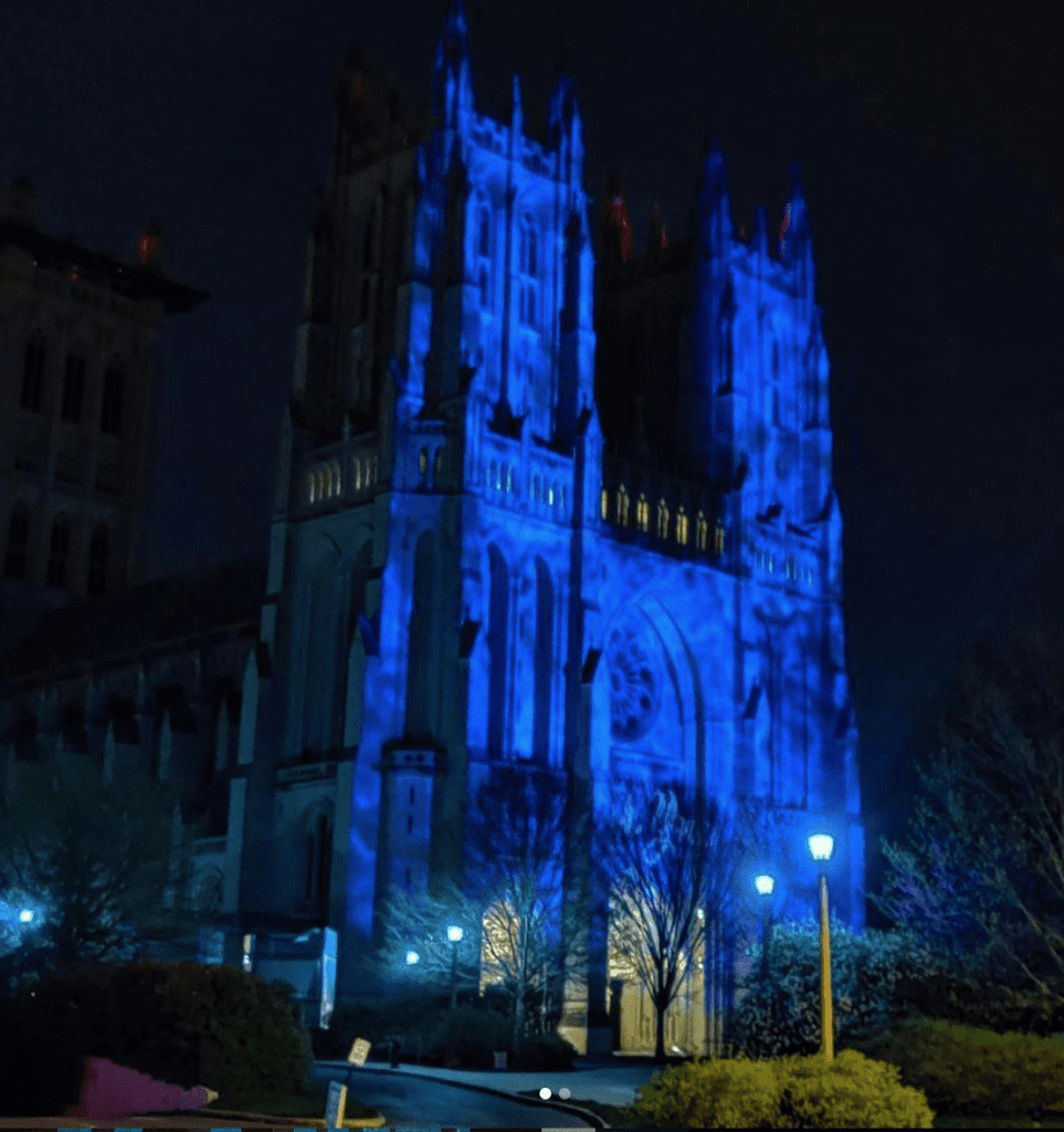 The National Cathedral in Washington, D.C. (Instagram photo  @elizabethacoco)