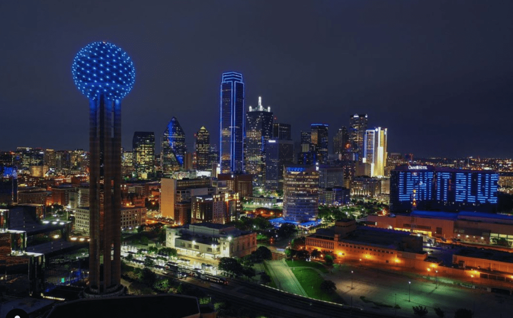 Spectacular Scenes of the Light It Blue Campaign Sweeping Across America — Colorful Tributes to Healthcare Workers
