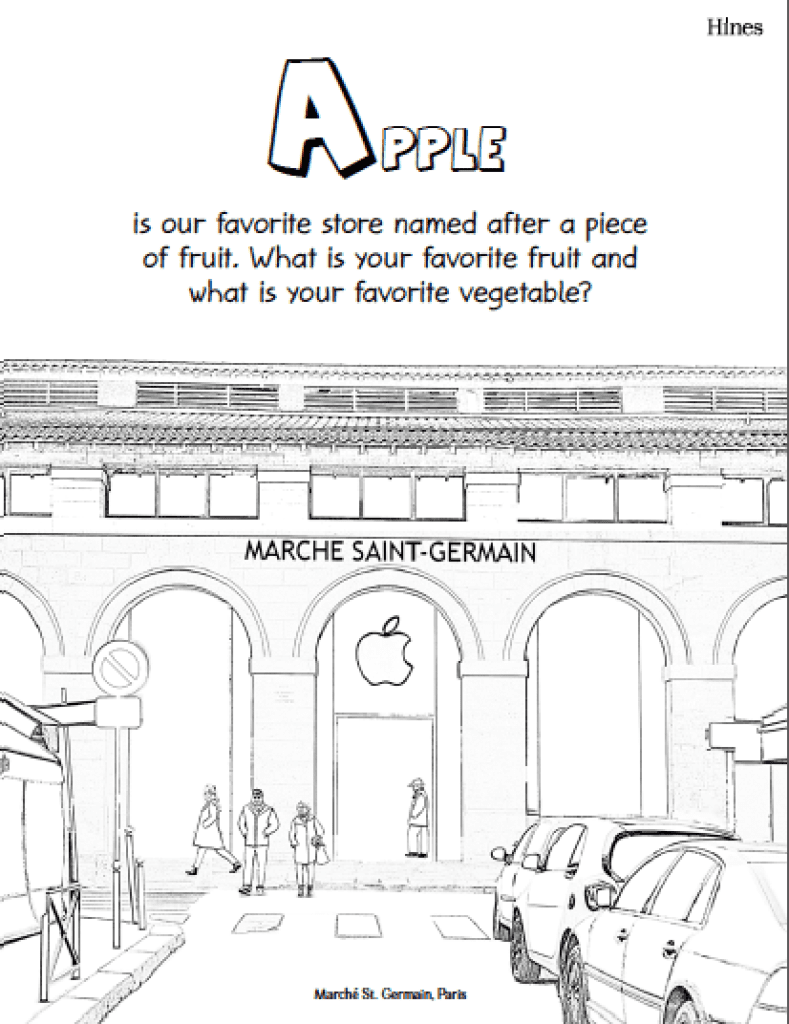 The Hines COVID-19 26 page coloring book is available free with an online download.