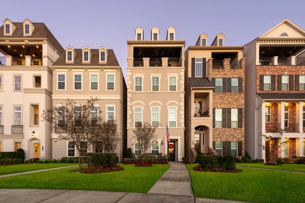 There are 500 homesites in Somerset Green, but no one is sharing a wall. These townhomes are standalone showpieces.