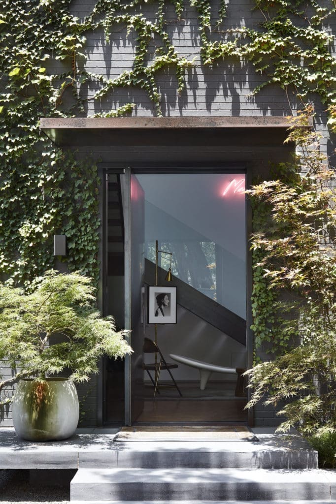 Brian Bolke and his husband, Faisal Halum, purchased and renovated a spectacular Lionel Morrison-designed home along Dallas' Katy Trail with the help of Gonzalo Bueno of interiors and architecture firm Ten Plus Three. (photo by Lisa Petrole) 