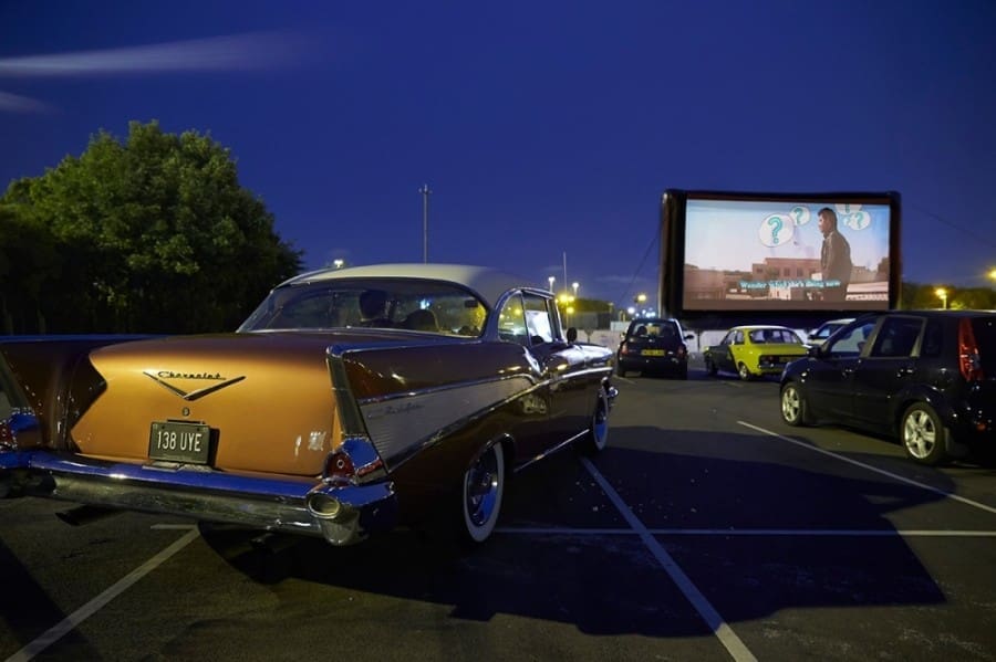Houston’s Drive-In Movie Theater Resurgence Picks Up Steam With Another New Drive-In Taking Over a Parking Lot