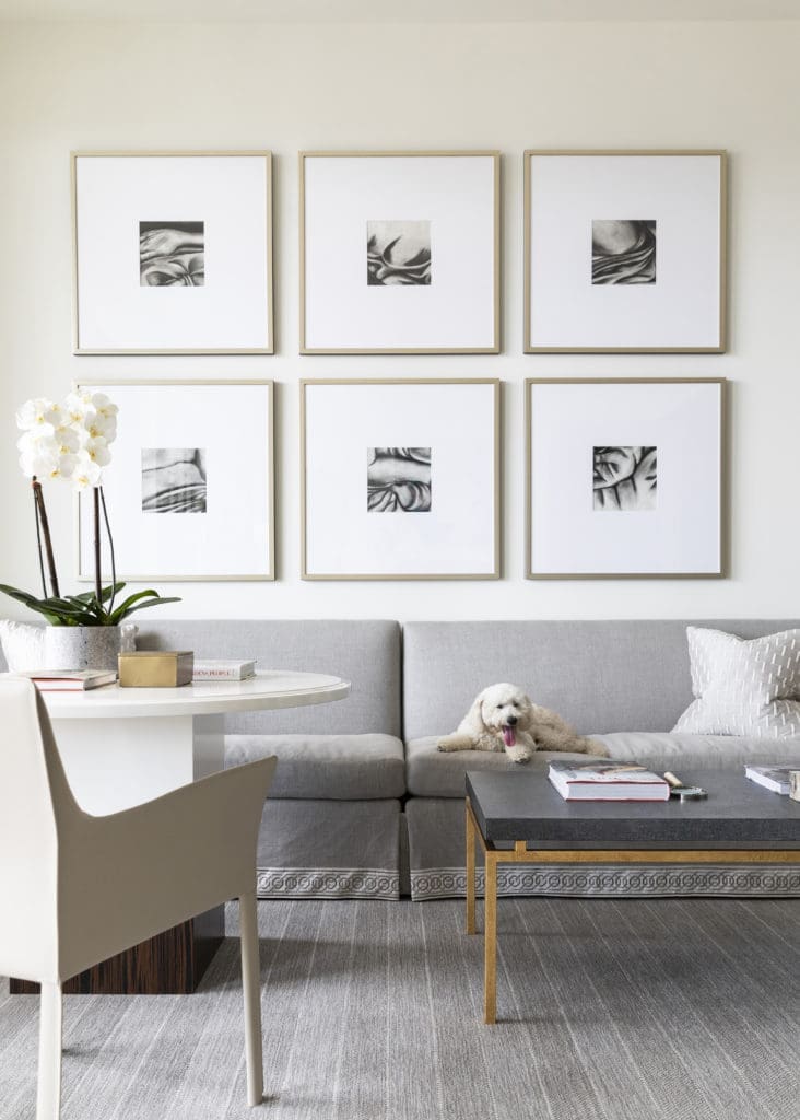 Elegant seating with modern appeal. (Photo by Julie Soefer)