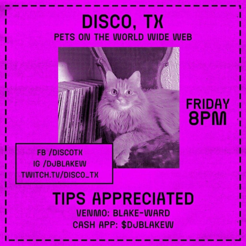 DJ Blake Ward is hosting a virtual music event this Friday on Twitch. (Courtesy of DJ Blake Ward)
