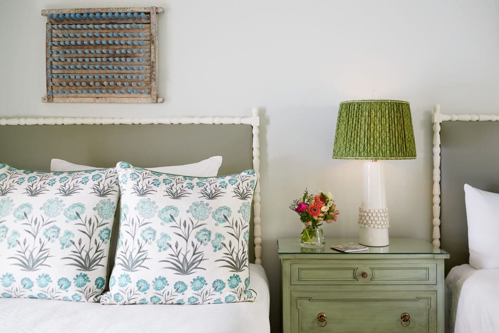 Detail in the luxury Garden Room. (Photo by Lake Austin Spa Resort)