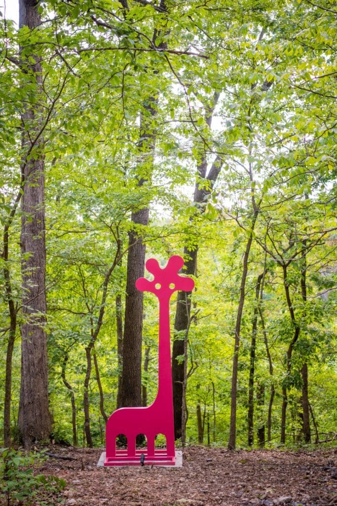 Jeffie Brewer's "Gigaff," 2019, exemplifies the use of color in contemporary sculpture, the premise of "Color Field" at the University of Houston this fall. (Courtesy the artist and Crystal Bridges Museum of American Art, Bentonville, Arkansas)  