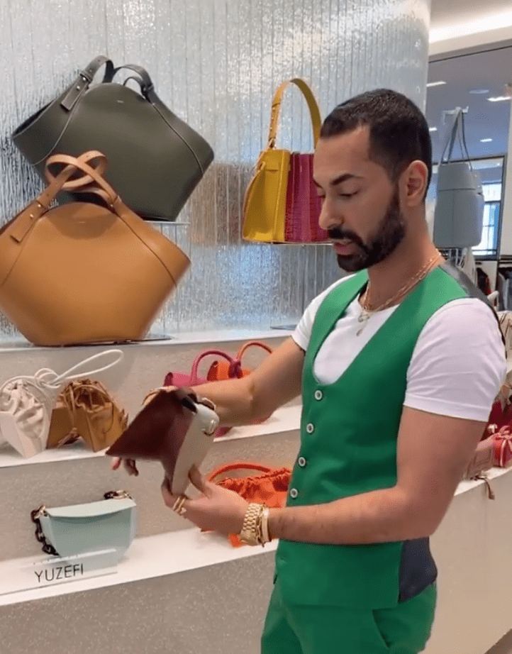 Tootsies' creative director Fady Armanious conducting one of his virtual shopping tours.