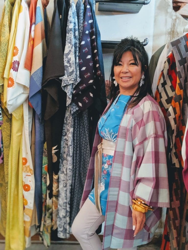 Kimono Zulu owner and stylist Tina Zulu collaborates with fashion designer Selven O’Keef Jarmon during quarantine.