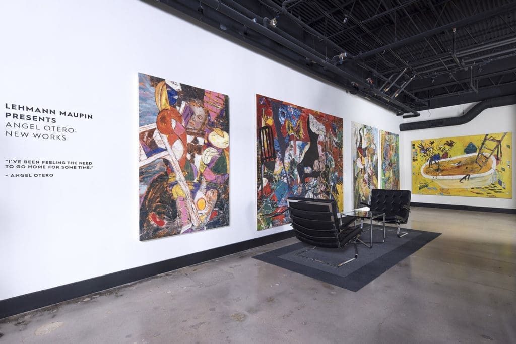 Angel Otero exhibition at the Conservatory on Two