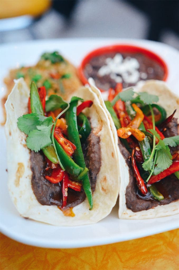 The menu boasts Tex-Mex dishes like Chile’s toreados tacos. (Courtesy)