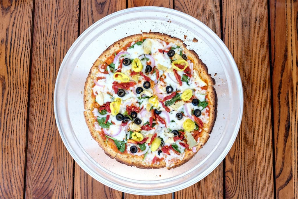 "Build-your-own" pizzas are also available. Cauliflower crust is an option.