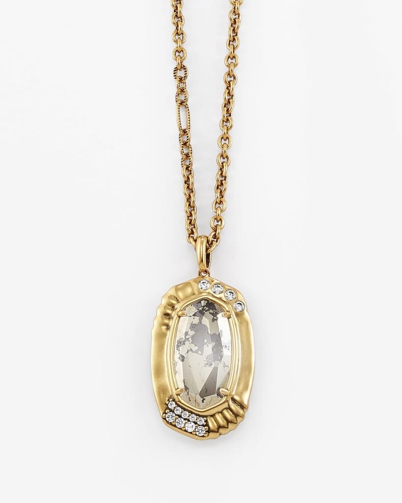 The fall collection is meant to channel found pieces with the Kendra Scott feel.