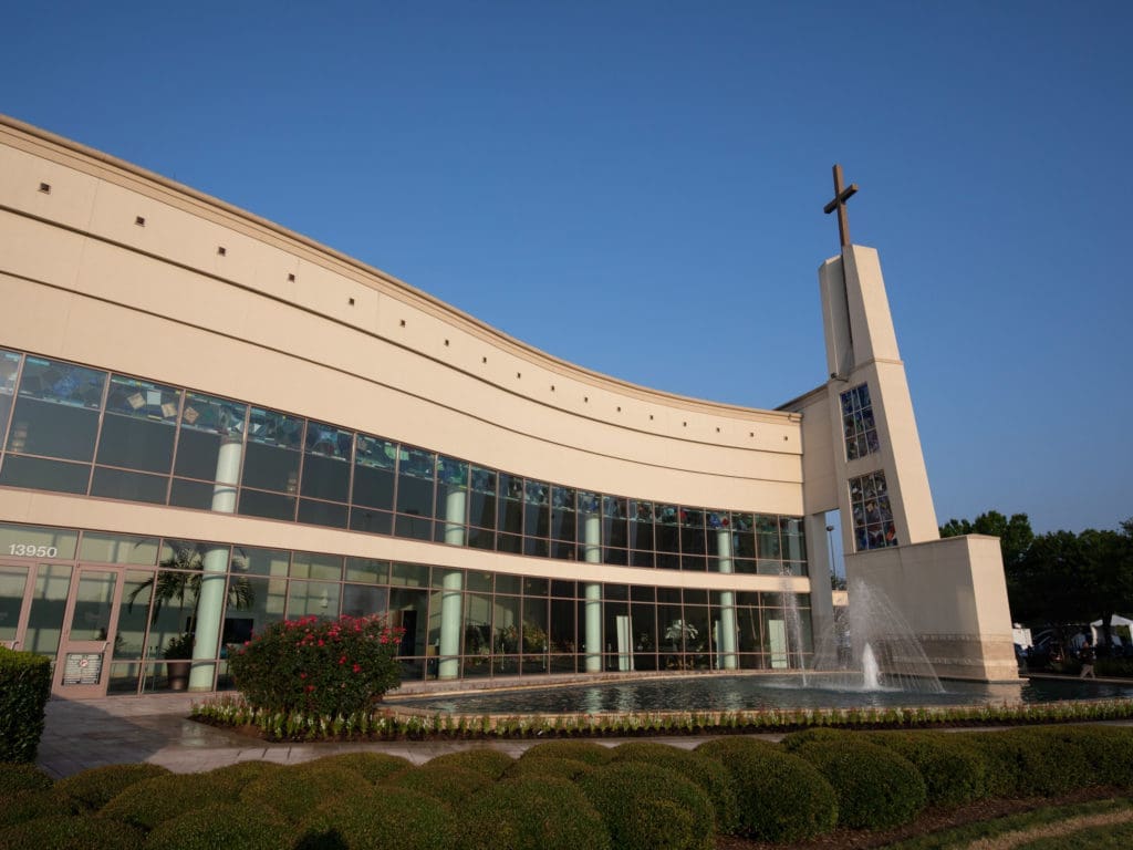 The Fountain of Praise church found itself in the international spotlight. (Photo by F. Carter Smith)