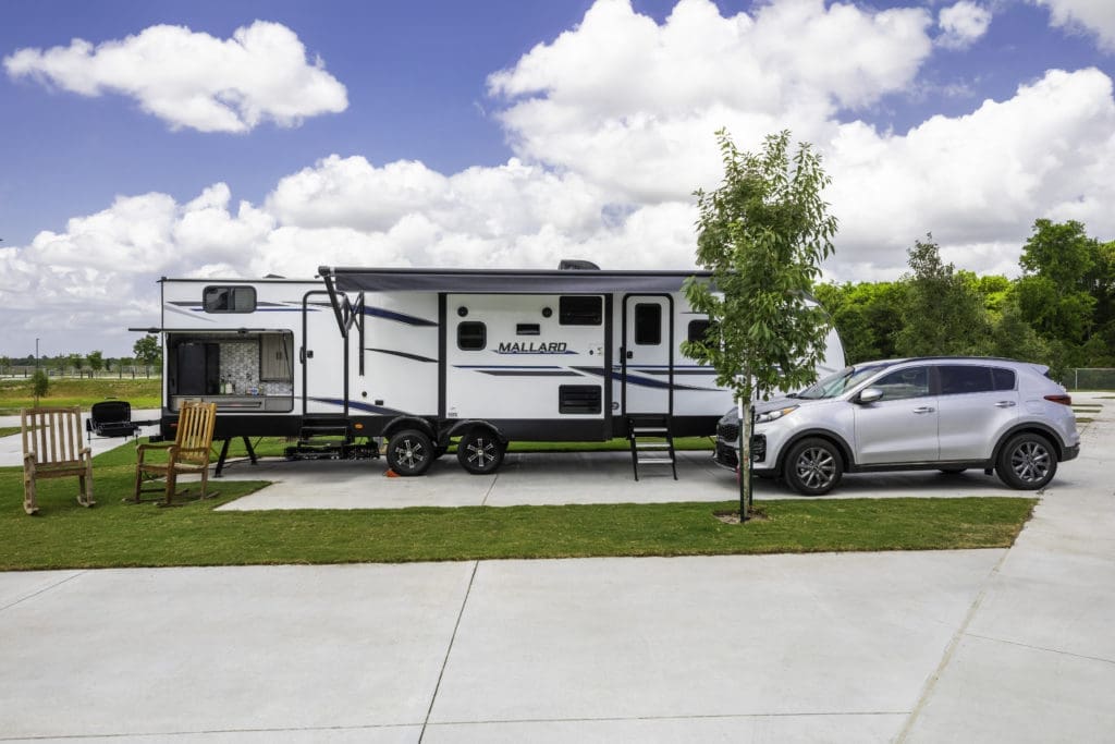 Eric & Jay's RV Resort boasts 114 slips within 10 acres of fenced and landscaped property. (Photo by Shannon O’Hara,)
