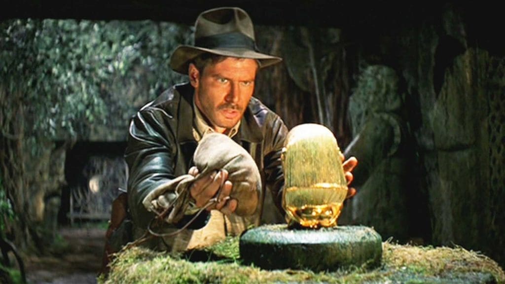 A young Harrison Ford in Raiders of the Lost Ark still commands imaginations.