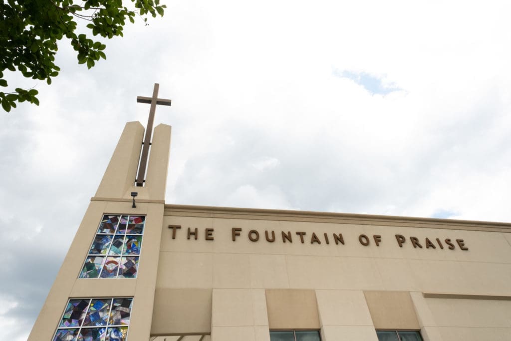 Thousands and thousands of Houstonians gathered to remember George Floyd as his body laid in state at The Fountain of Praise church. (Photo by F. Carter Smith)