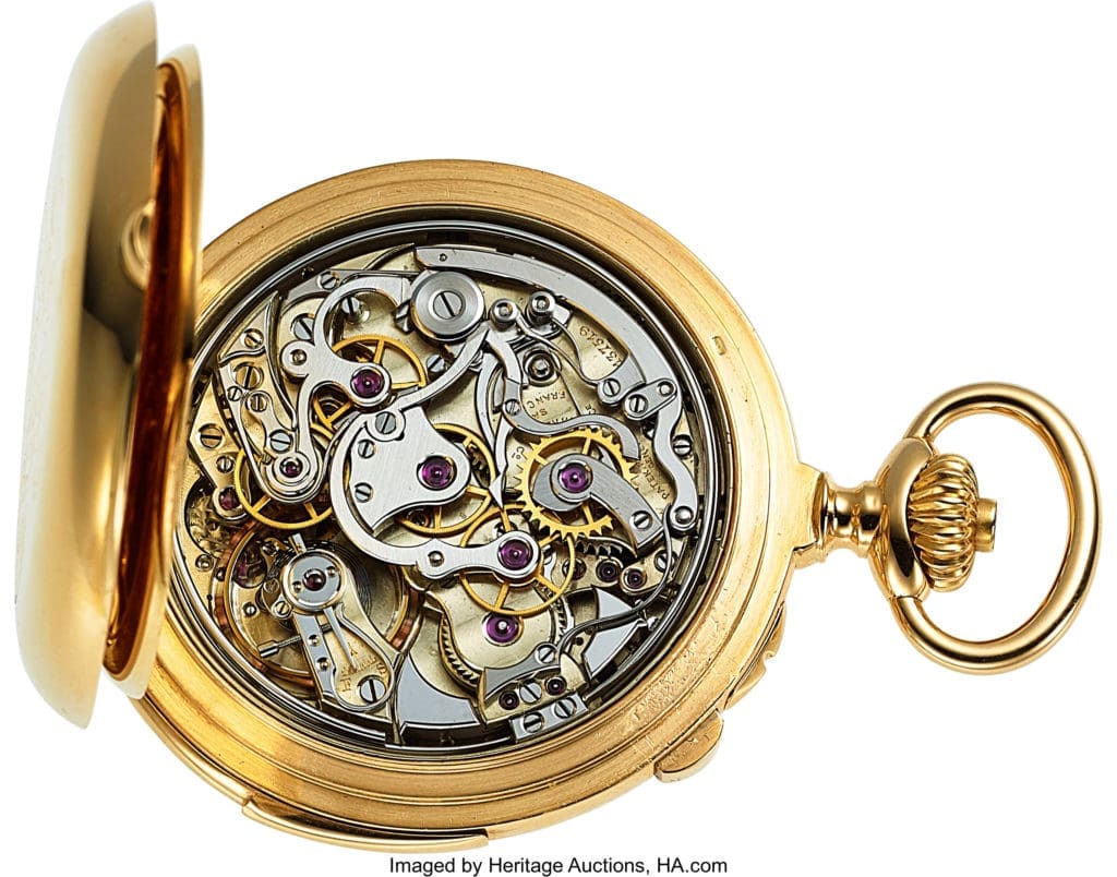 The historically significant Patek Philippe chronograph owned by U.S. Surgeon General Rupert Blue will be auctioned on June 9 at Heritage Auctions.