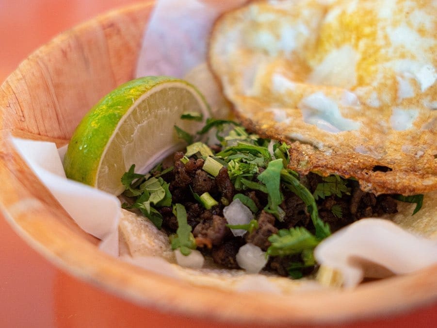 Don't forget the lime wedge at Salsa Limón.