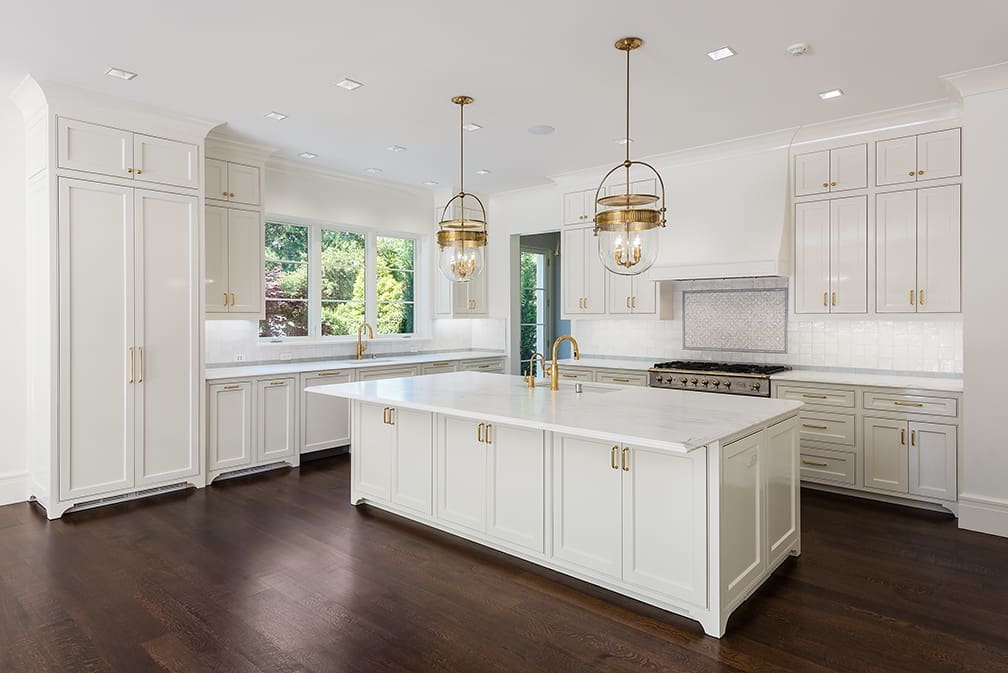 A modern kitchen with thoughtful build-ins. (Photo by Stephen Reed)