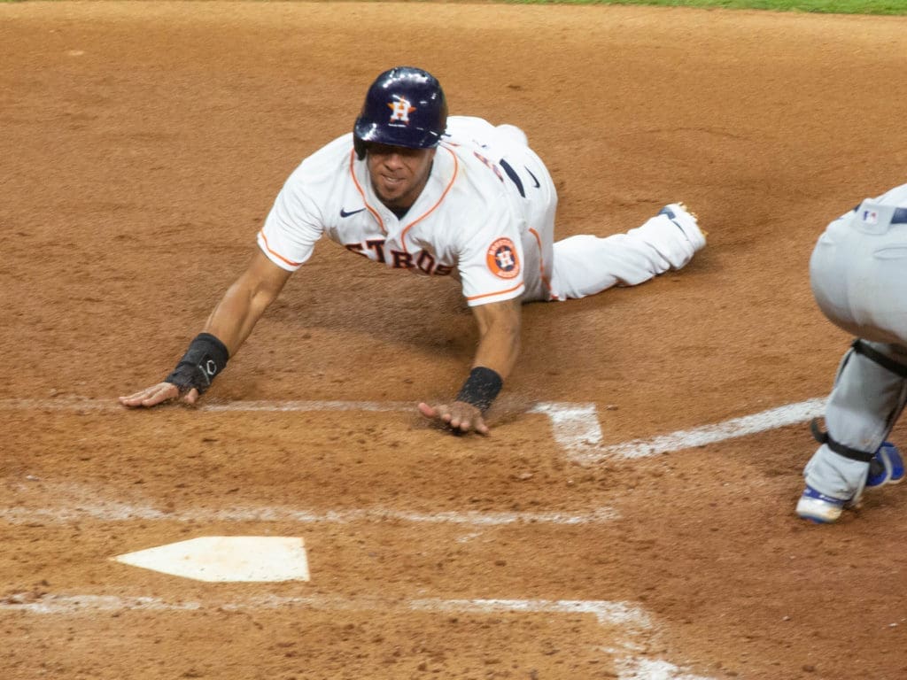 Houston Astros outfielder Michael Brantley is an offensive force. (Photo by F. Carter Smith)
