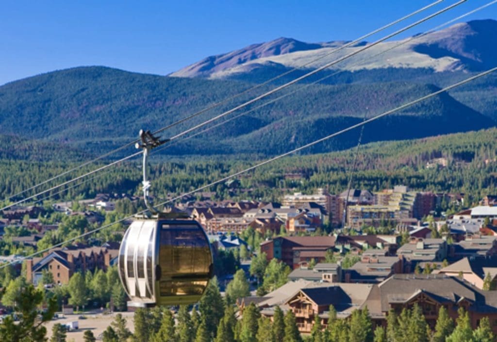 The free gondola in Breckenridge is nice perk.