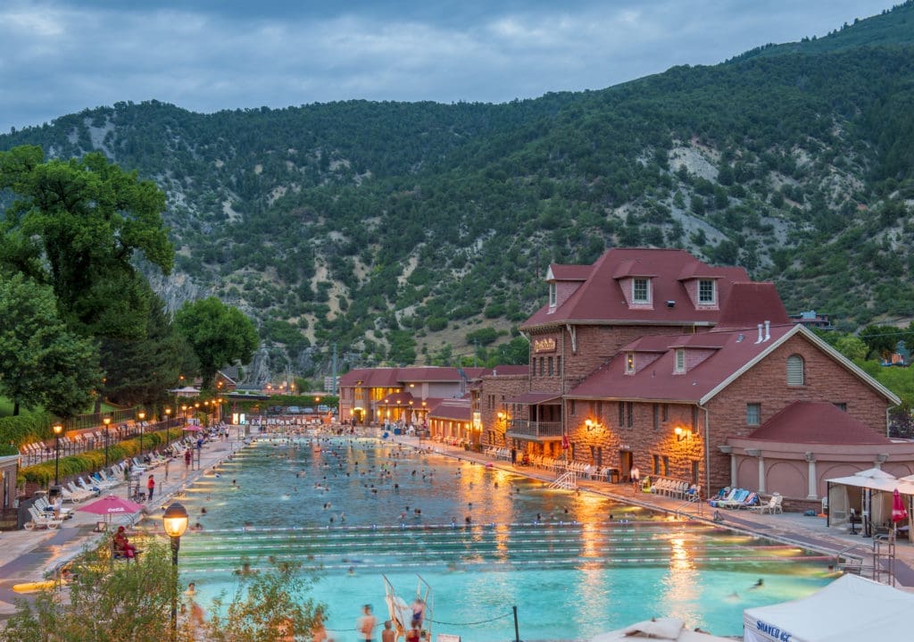 The Glenwood Hot Springs are one unique vacation experience.