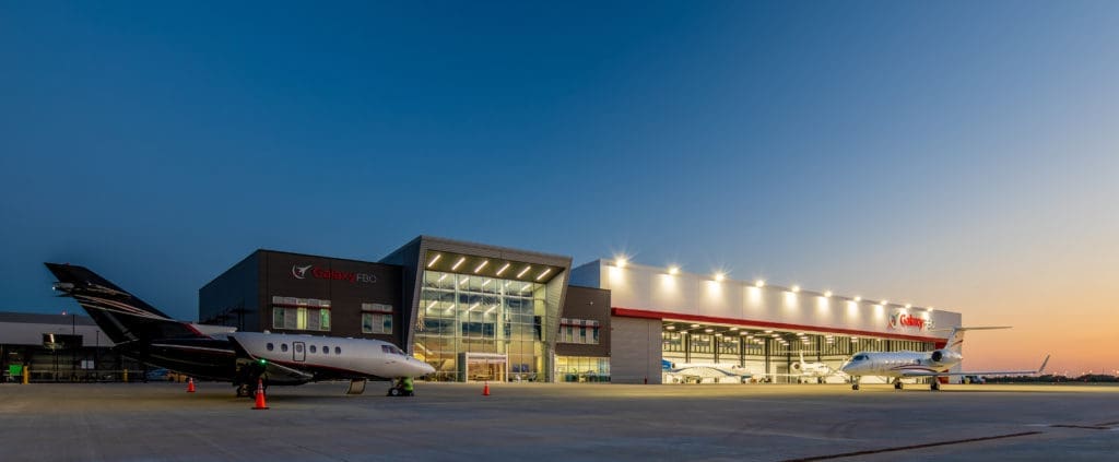 Wing Aviation's new headquarters at Hobby Airport, the Galaxy FBO.(Courtesy photo)