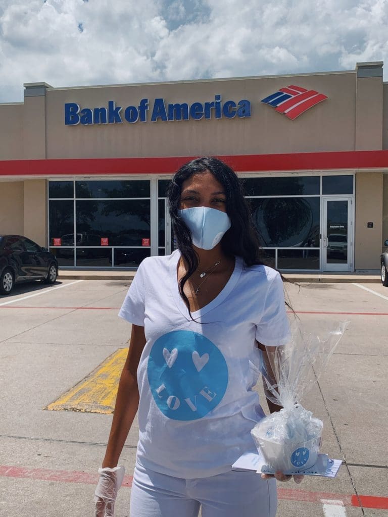 Gia McCrae's initiative at Bank of America Pearland Branch