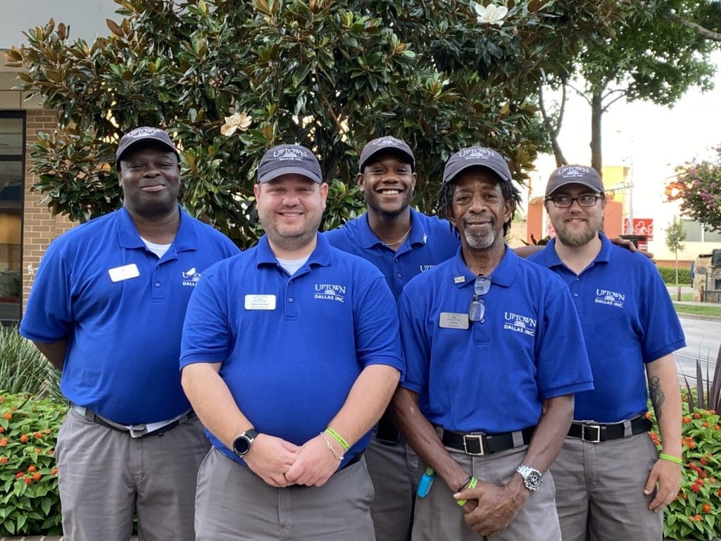 Uptown Dallas’ Front-Line Ambassadors Keep This District Beautiful and Cleaner Than Ever in These Coronavirus Times