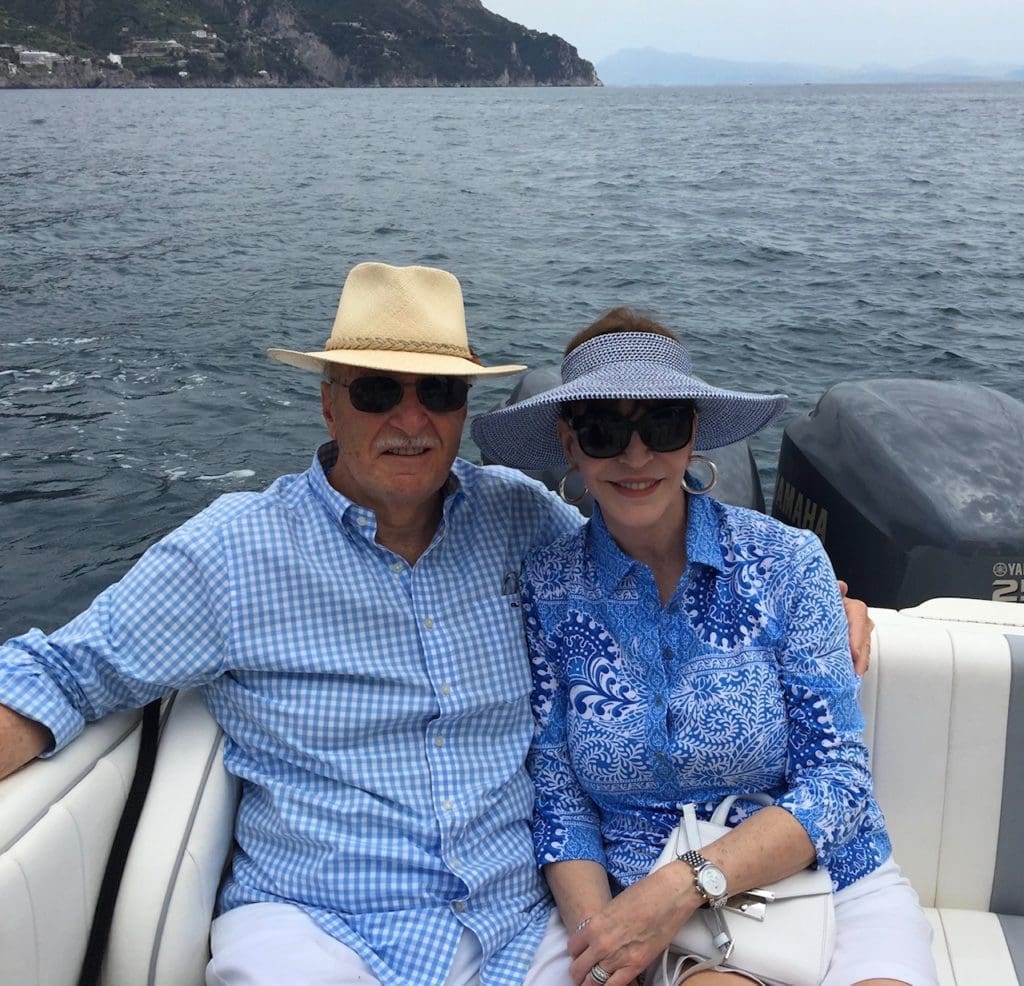 Shafik Rifaat & Shelby Hodge afloat in the Mediterranean 