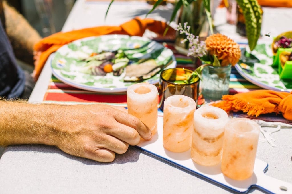 The Just Add Lime package, complete with Himalayan salt shot glasses is a necessary add on to The Pancho box.