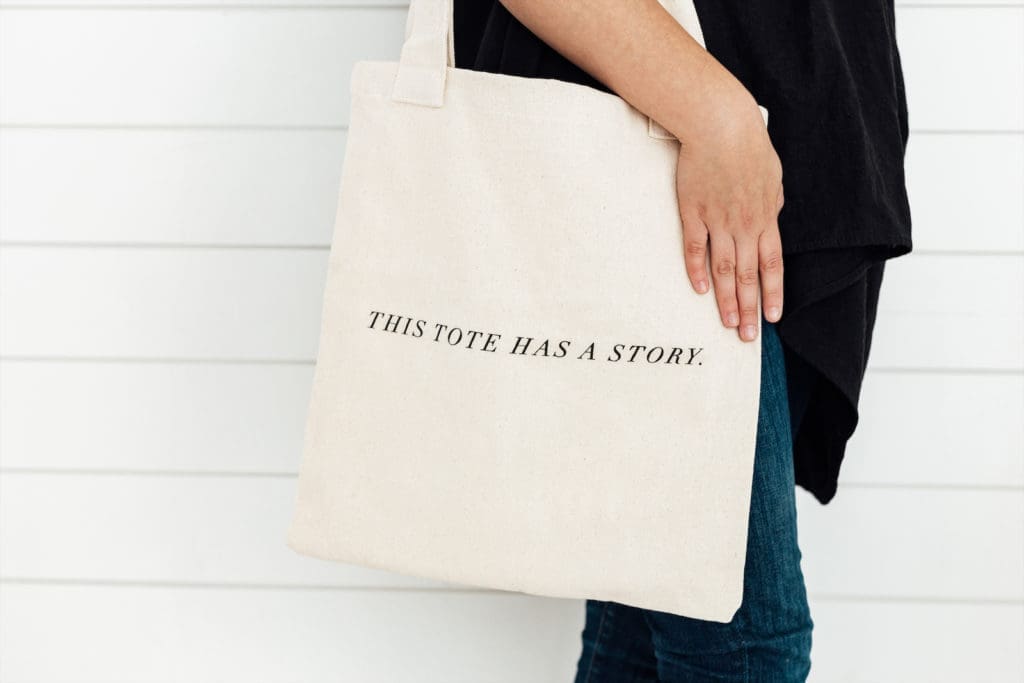 The kit includes Tribe Alive's sustainable 100% up-cycled denim tote handmade in Guatemala. 