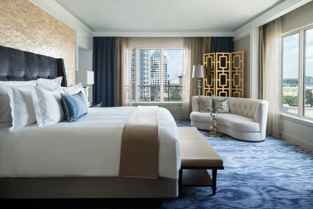 One of the Ritz-Carlton's elegant suites.