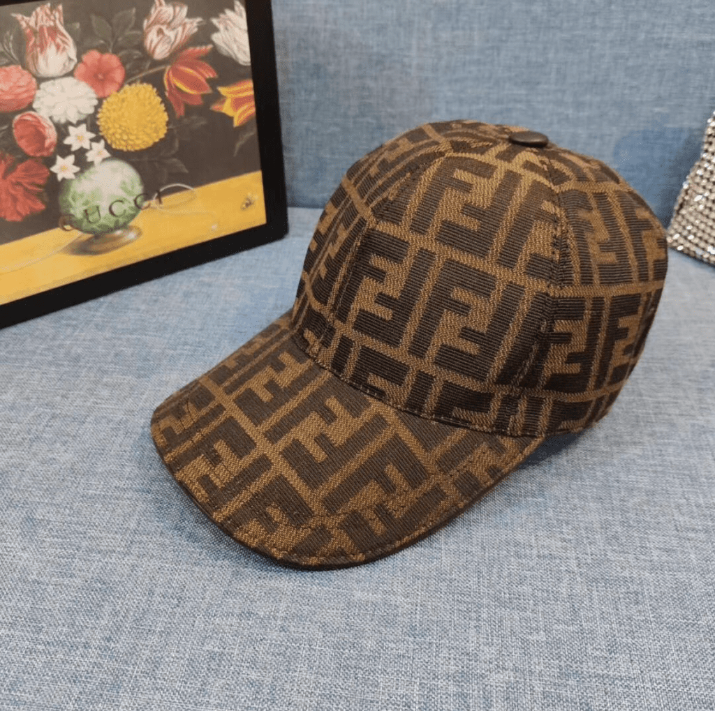 Fendi enters the high-style cap game with this stunner.