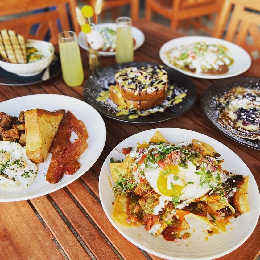 Sunday brunch at Berry St. Ice House will be similar to this spread at Wishbone & Flynt.