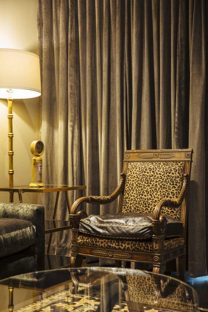 The Black Gold Suite at Hotel ZaZa Memorial City.  (Hotel ZaZa photo)