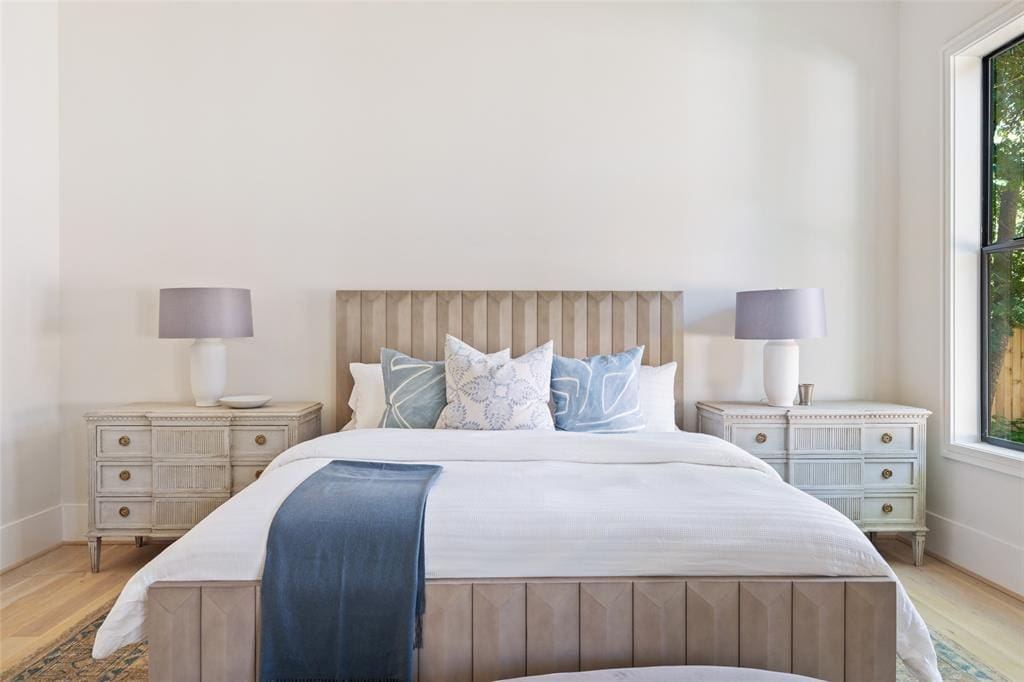 Decorative detail in the master suite.