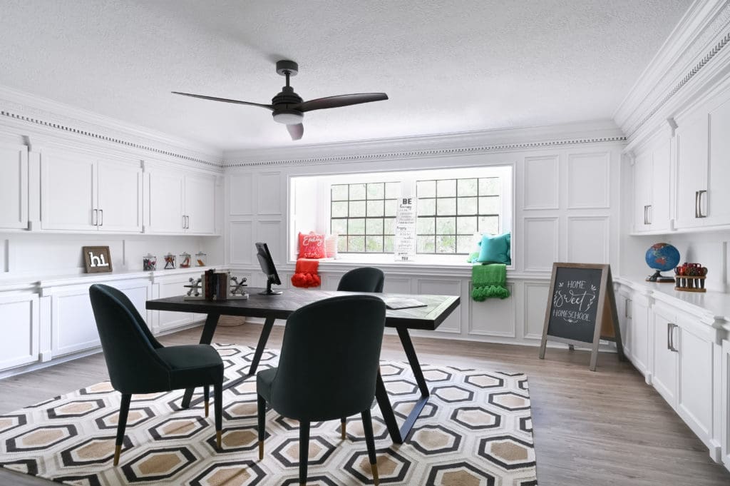 The second floor game room at the Waterstreet renovation in The Woodlands.