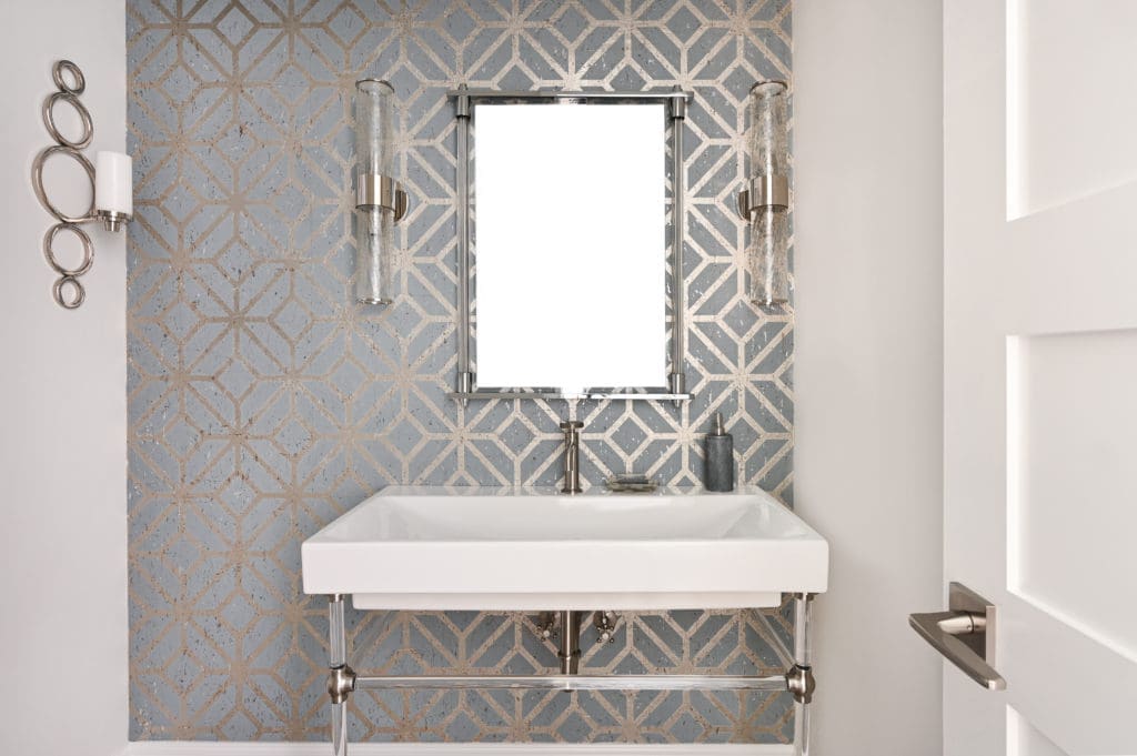 Detail in the guest bathroom