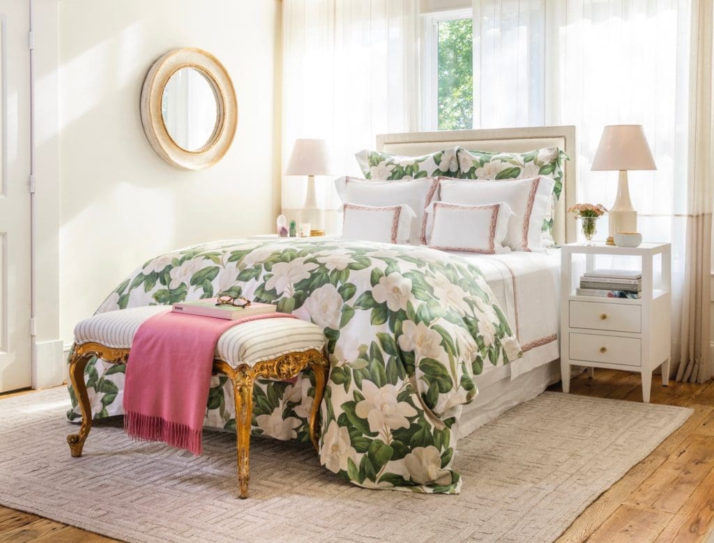 Bold Magnolia Bedding Collection is Enough to Make This Southern Belle Swoon — Tribute Goods Finds Flower Power